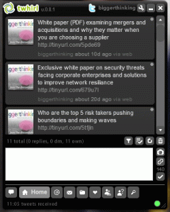 Screen short of Twhirl