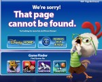 Disney 404 page