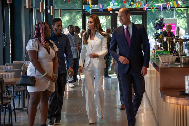 Duke and Duchess of Cambridge meet young people at Brixton House