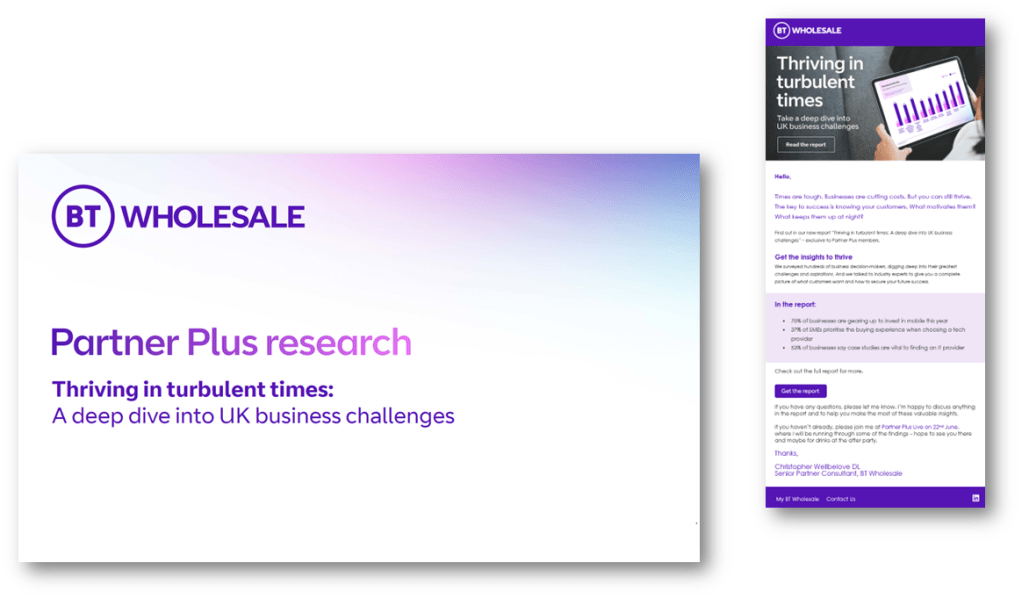 Research document and email comms