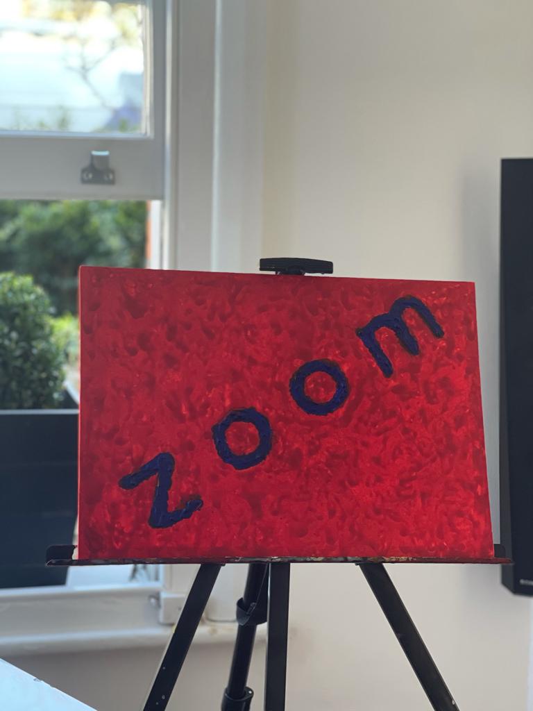 lockdown painting with acrylics