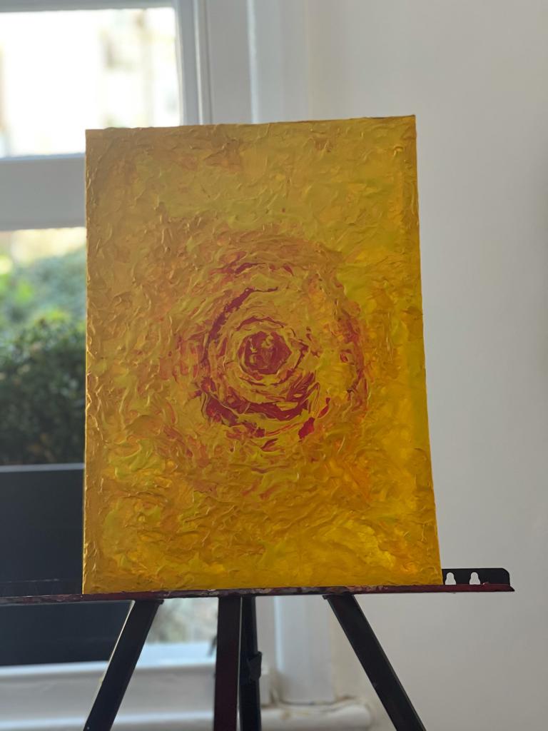 Acrylic on canvas painting